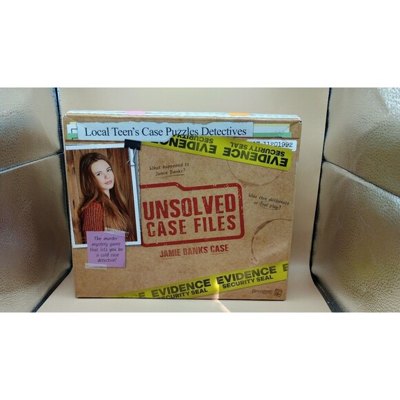 Unsolved Case Files Game Jamie Banks Cold Case Murder Mystery Detective-Reset - Picture 1 of 4